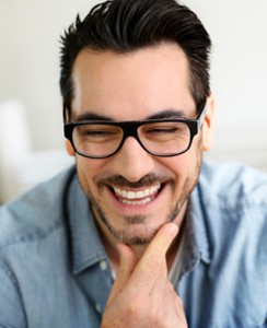 Funny mature man with beautiful smile